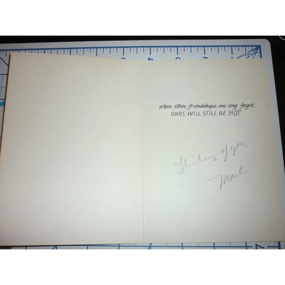 Vintage‎ 1985 Maine Line Co Risque Friendship Greeting Card 85BR916 Sepia Women